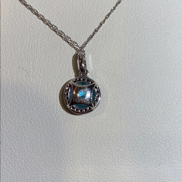 Blue Amethyst, with black onyx 14k white gold 😍🌹 - Picture 3 of 4